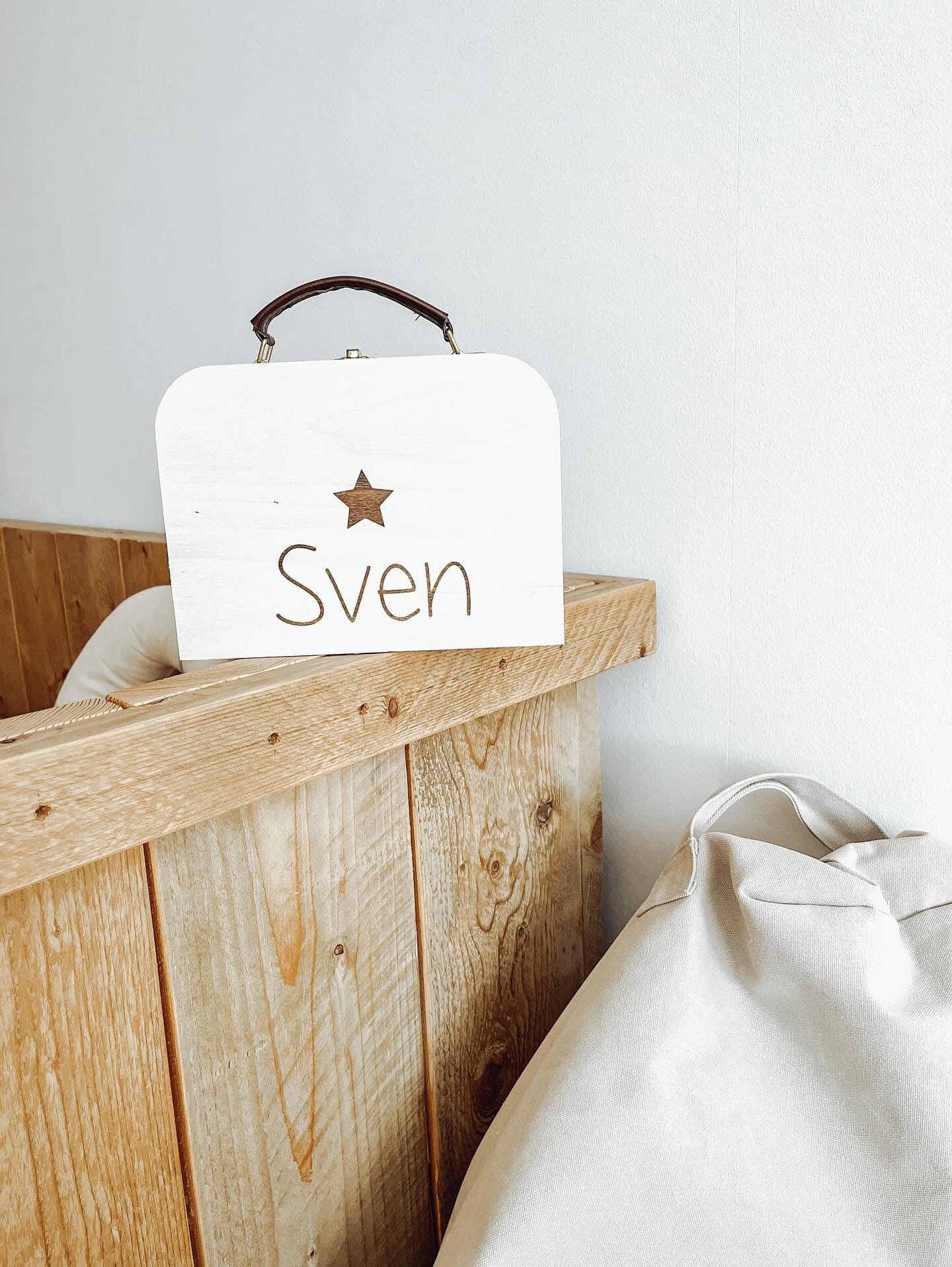 Koffertje ster met naam - yourlittlefamily-nl -