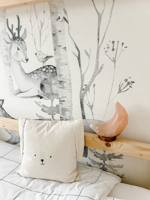 Maanlamp staand oranje - yourlittlefamily-nl -