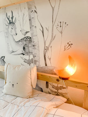 Maanlamp staand oranje - yourlittlefamily-nl -