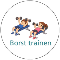 Pictogram uitvoering Borst trainen