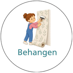 Pictogram uitvoering Behangen