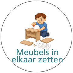 Pictogram uitvoering Meubels inelkaar zetten