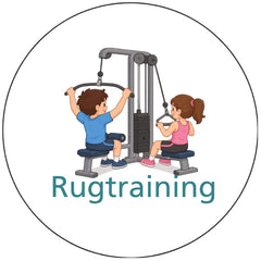 Pictogram uitvoering Rugtraining