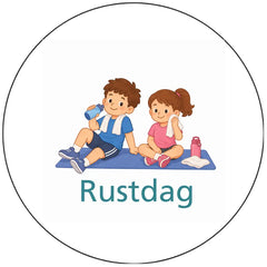 Pictogram uitvoering Rustdag