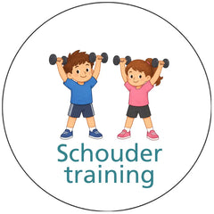 Pictogram uitvoering Schouder training