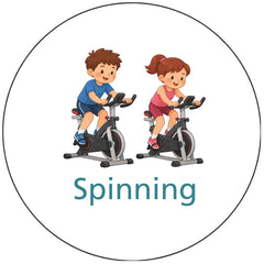 Pictogram uitvoering spinning