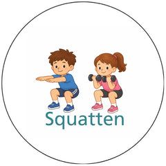 Pictogram uitvoering Squatten