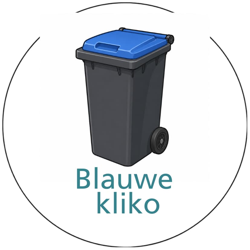 Magnetische pictogrammen Container en Kliko