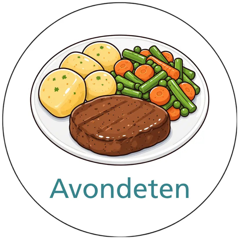 Magnetisch pictogram Avond eten