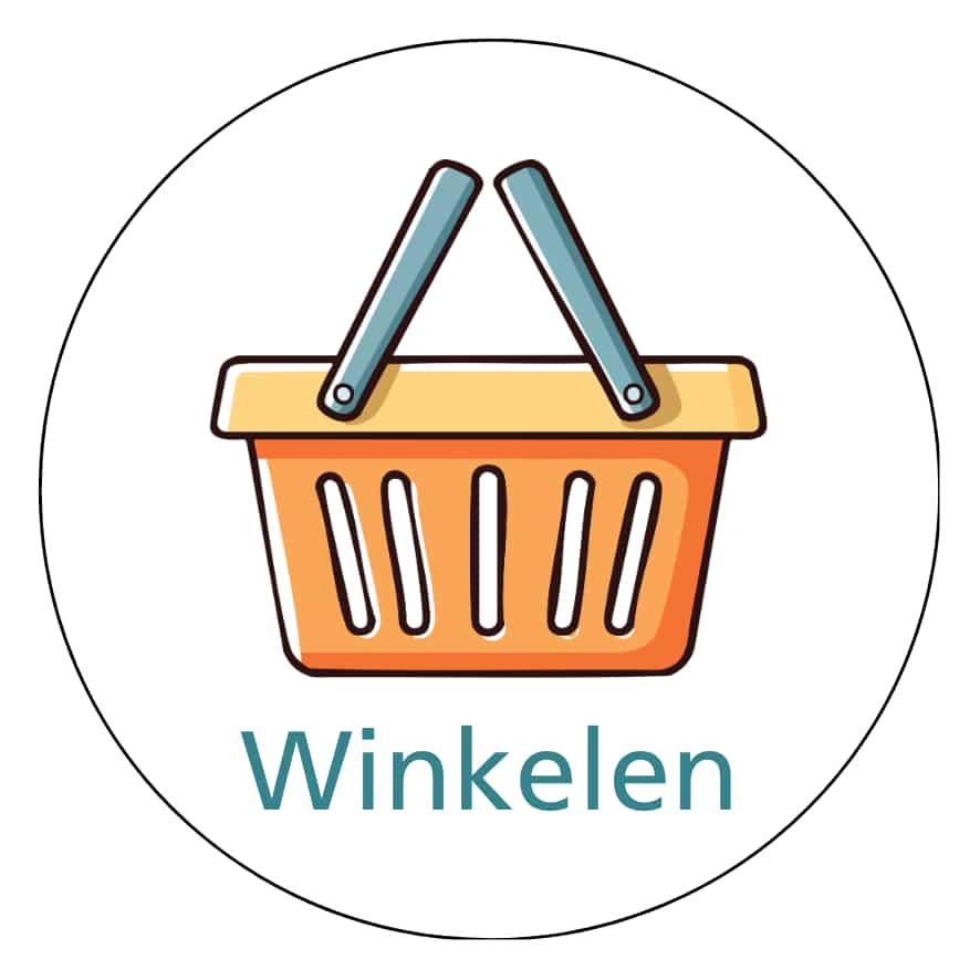 Magnetisch pictogram Winkelen