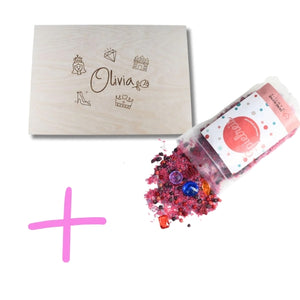 Houten Speelbak + 1 kg Prinsessen Mix SETKorting