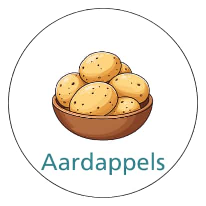 Magnetisch pictogram Aardappels