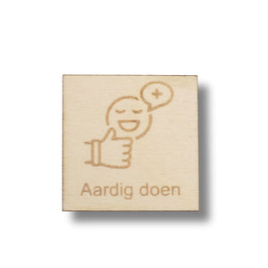 Pictogram Aardig doen