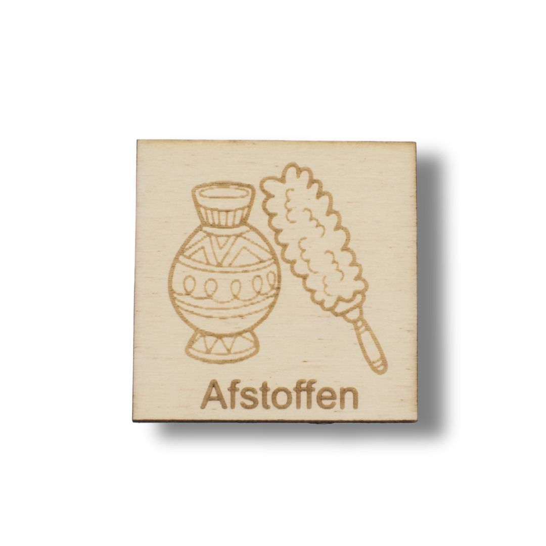 Pictogram afstoffen