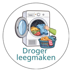 Droger leegmaken