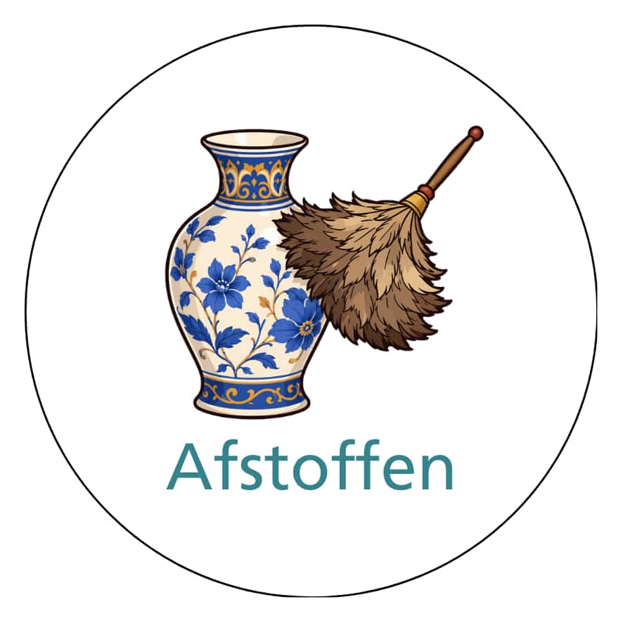Magnetisch pictogram Afstoffen