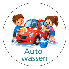 Pictogram uitvoering Auto wassen A