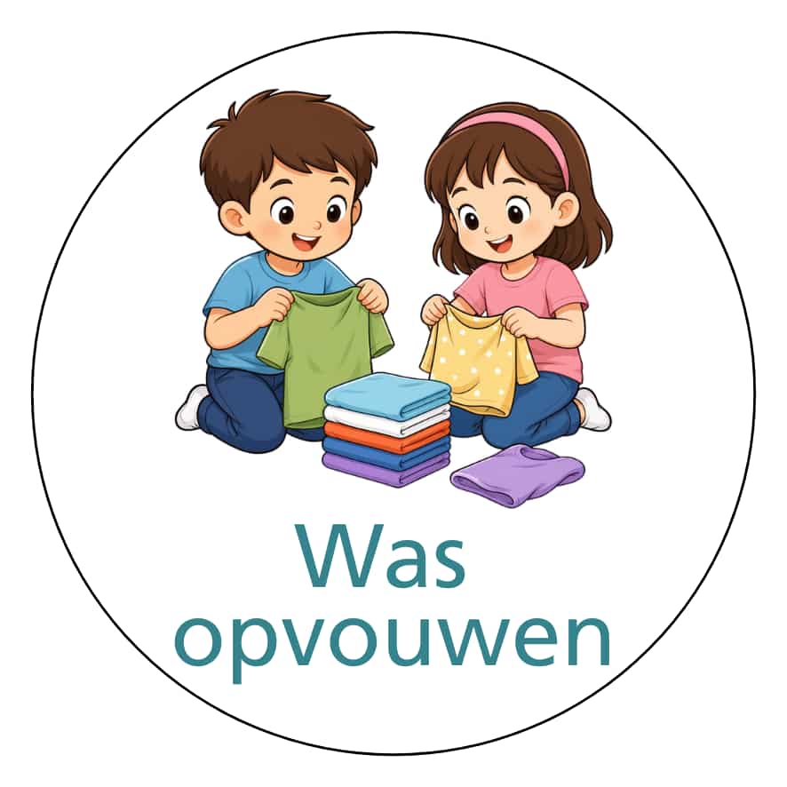 Magnetisch pictogram Was opvouwen