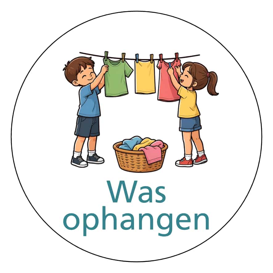 Magnetisch pictogram Was ophangen