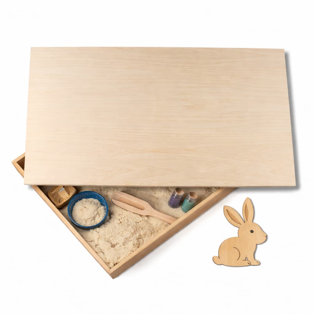 Houten Speelbak + 1 kg high tea Mix SET Korting