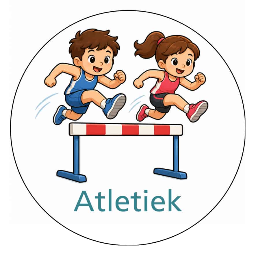 Magnetisch pictogram Atletiek