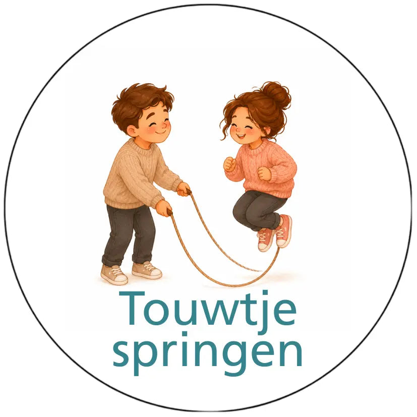 Magnetisch pictogram Touwtje springen