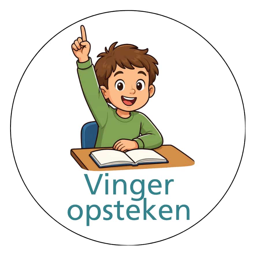 Magnetisch pictogram Vinger opsteken