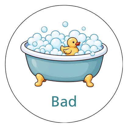 Magnetisch pictogram Bad