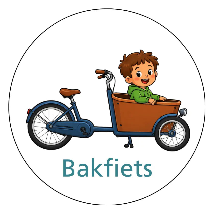 Magnetisch pictogram Bakfiets