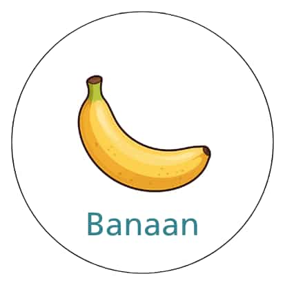 Magnetisch pictogram Banaan