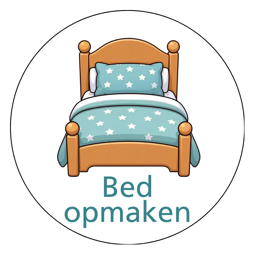 Magnetisch pictogram Bed opmaken