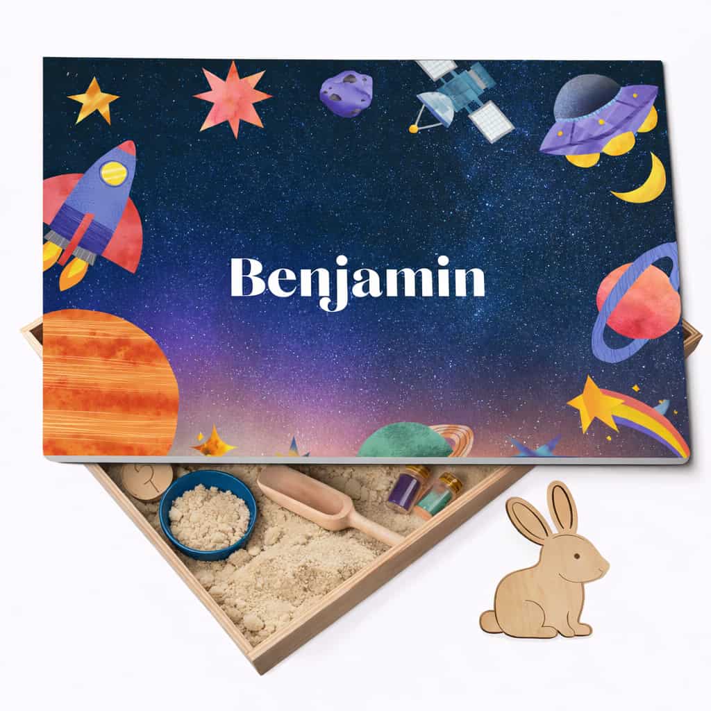 Houten Speelbak Ruimte – Naturel of Full Colour