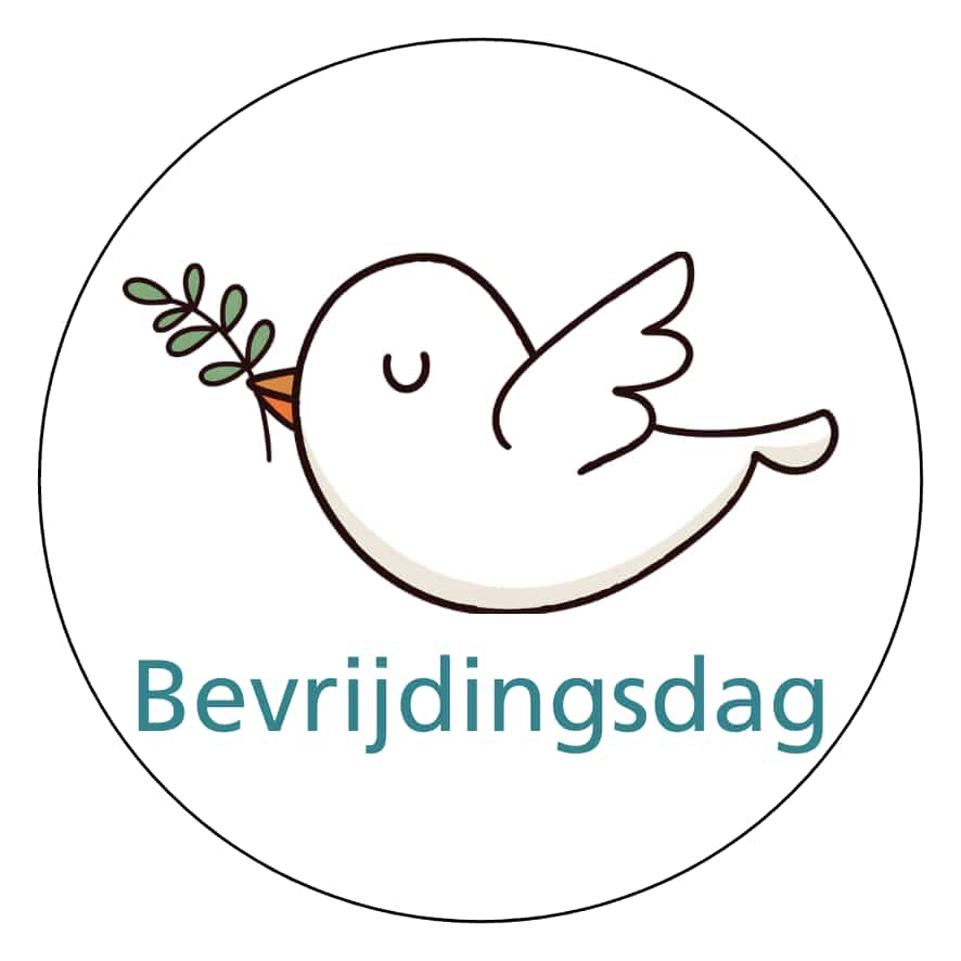 Magnetisch pictogram Bevrijdingsdag