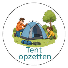 Tent opzetten