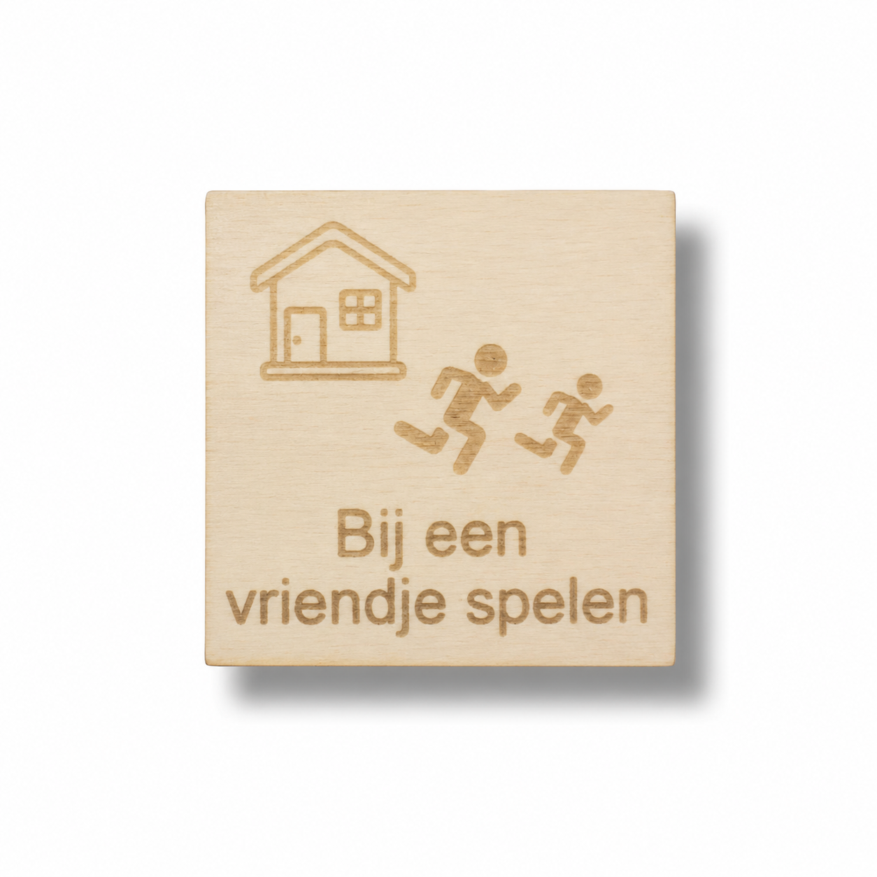 Pictogram Bij een vriendje spelen voor weekplanner en dagplanner