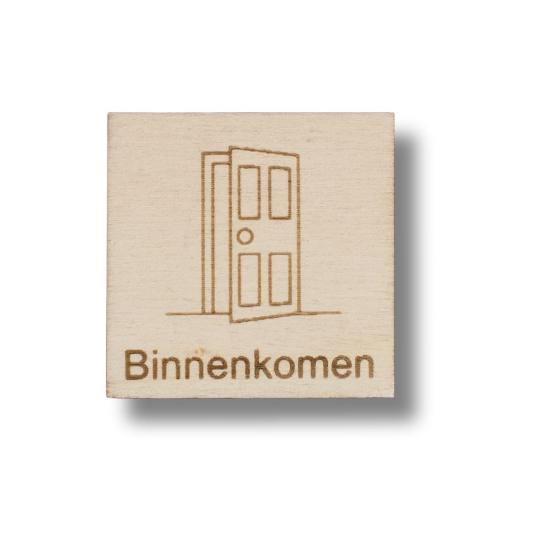 Pictogram Binnenkomen