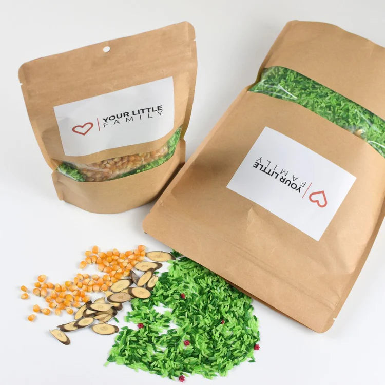 Houten Speelbak + 1 kg Boerderij Mix SETKorting