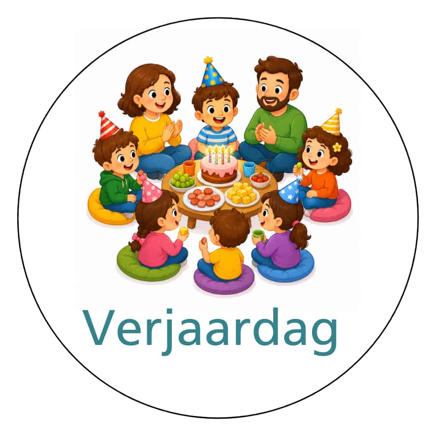 Magnetisch pictogram Verjaardag
