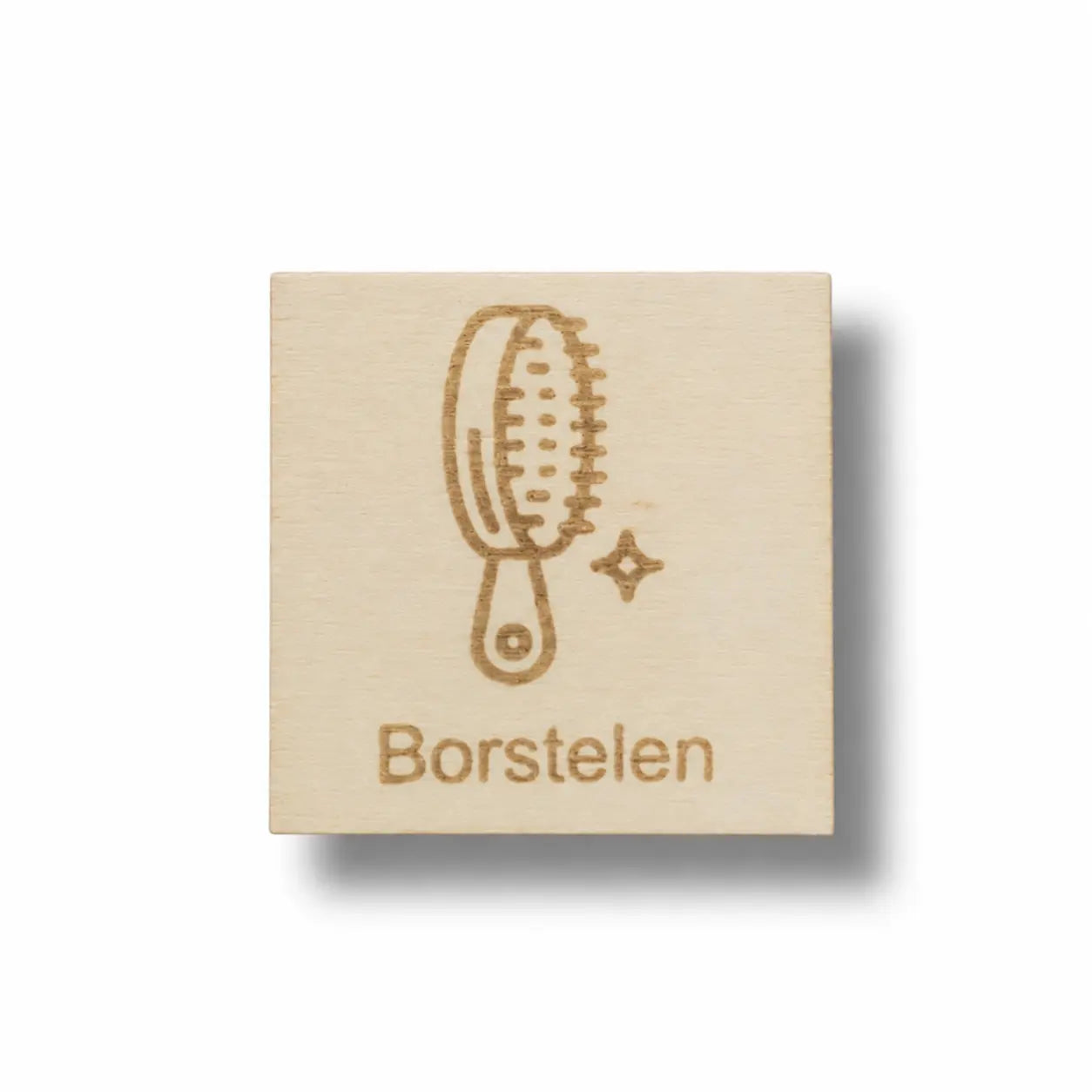 Pictogram Borstelen – Verzorging pictogram voor weekplanner kind