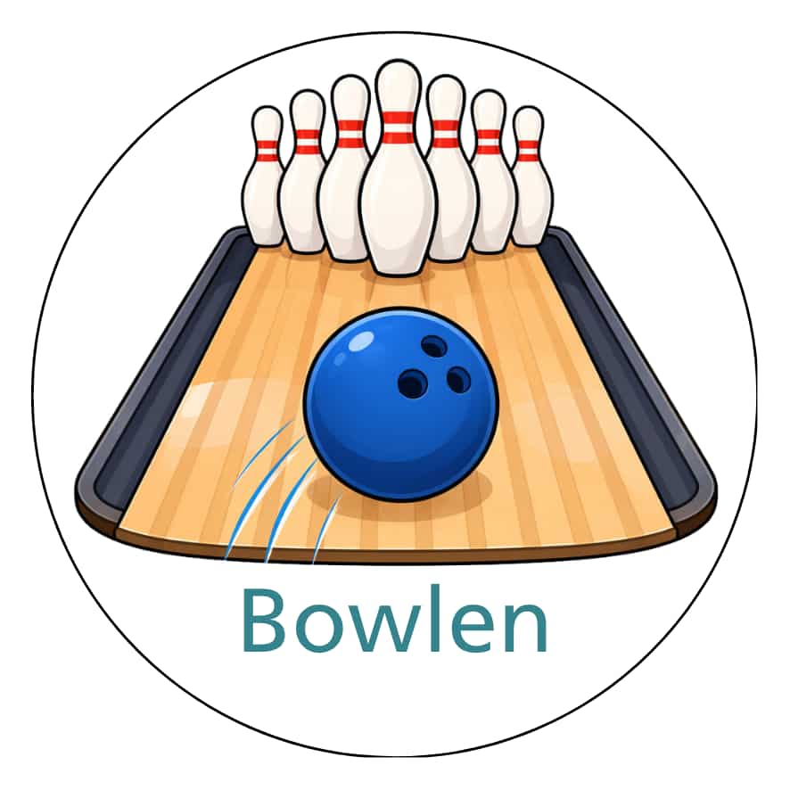 Magnetisch pictogram Bowlen