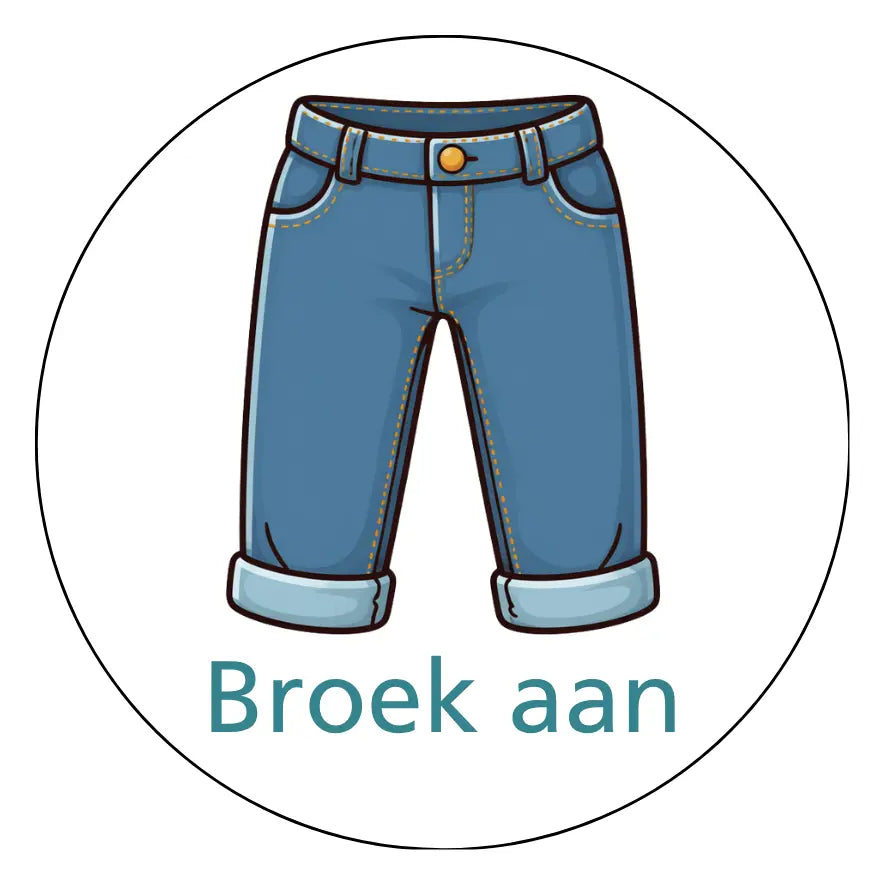 Magnetisch pictogram Broek aan