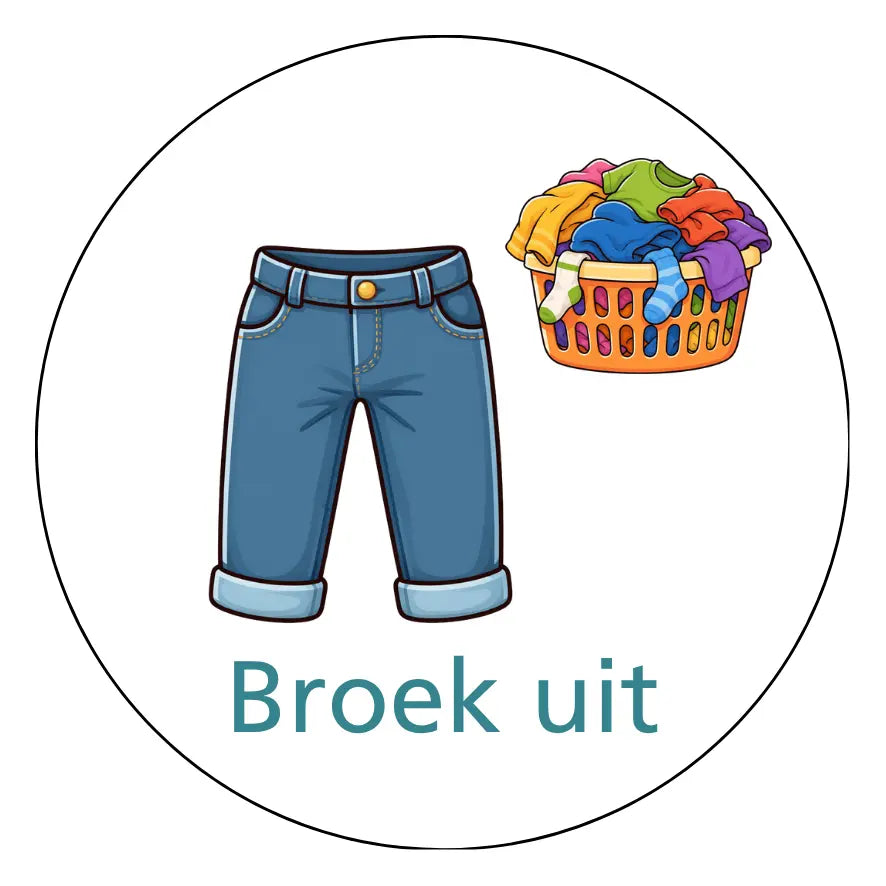 Magnetisch pictogram Broek uit