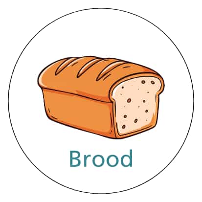 Magnetisch pictogram Brood