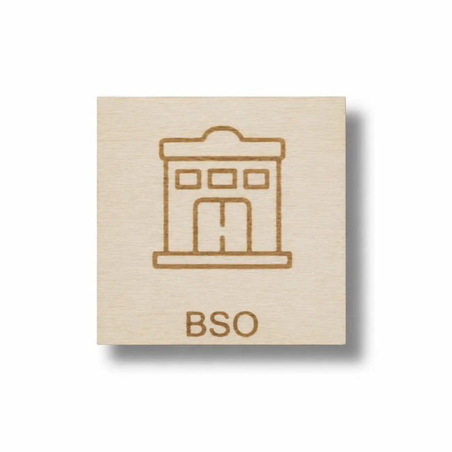 Houten pictogram BSO