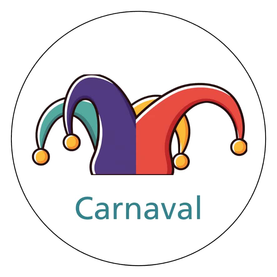 Magnetisch pictogram Carnaval