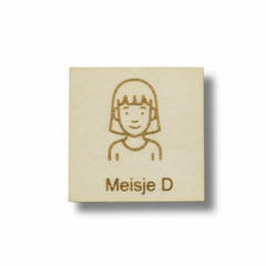 Magnetische planner in de kleur Meisje D