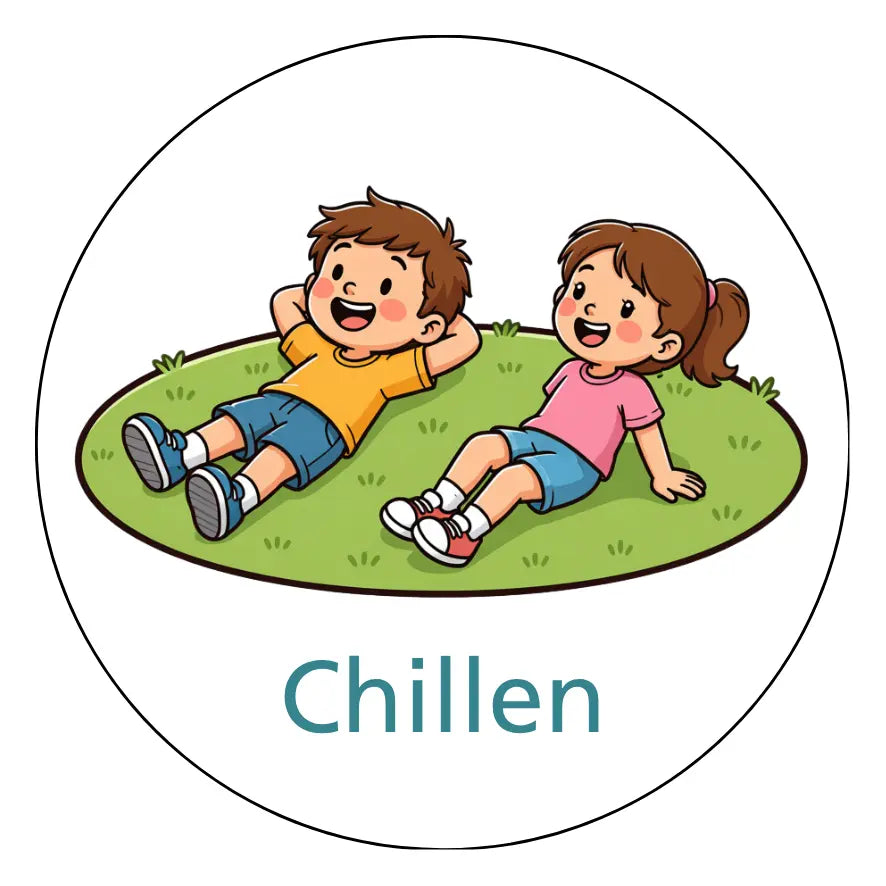 Magnetisch pictogram Chillen