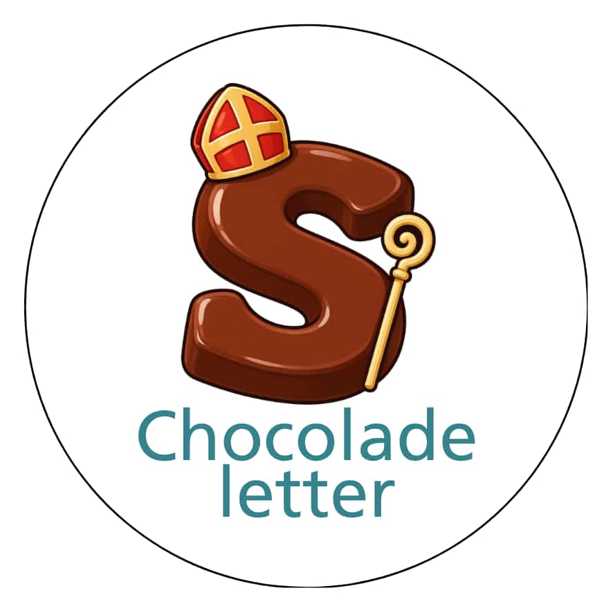 Magnetisch pictogram Chocoladeletter