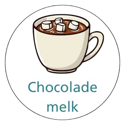 Magnetisch pictogram Chocolademelk