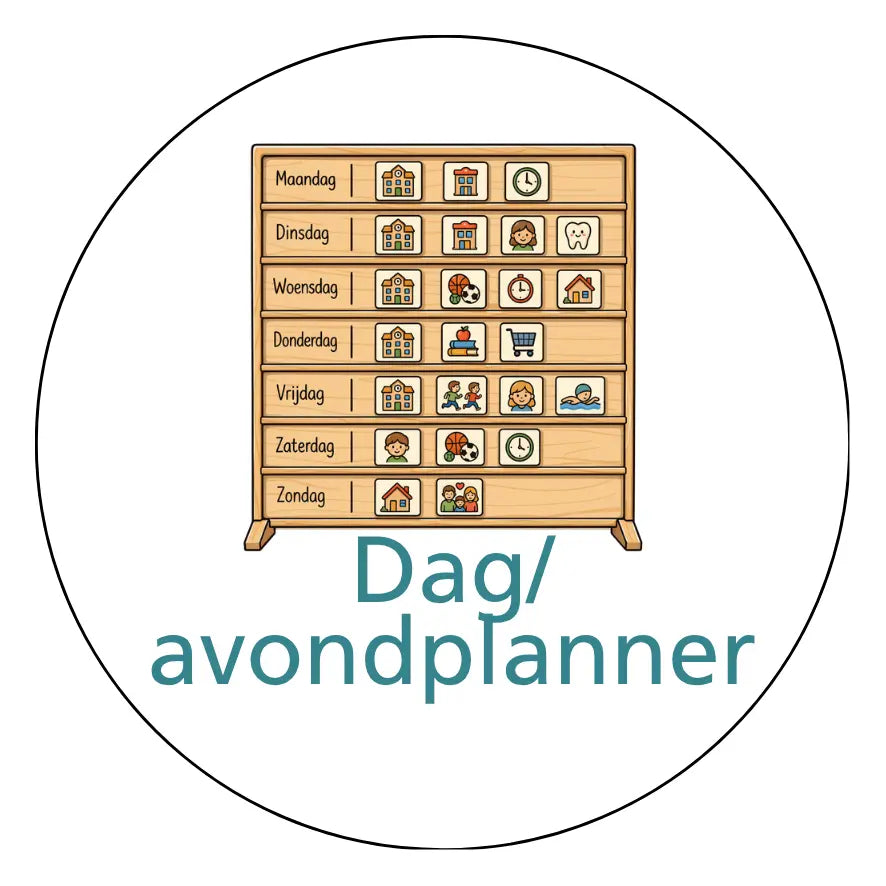 Magnetisch pictogram Dag/ avondplanner